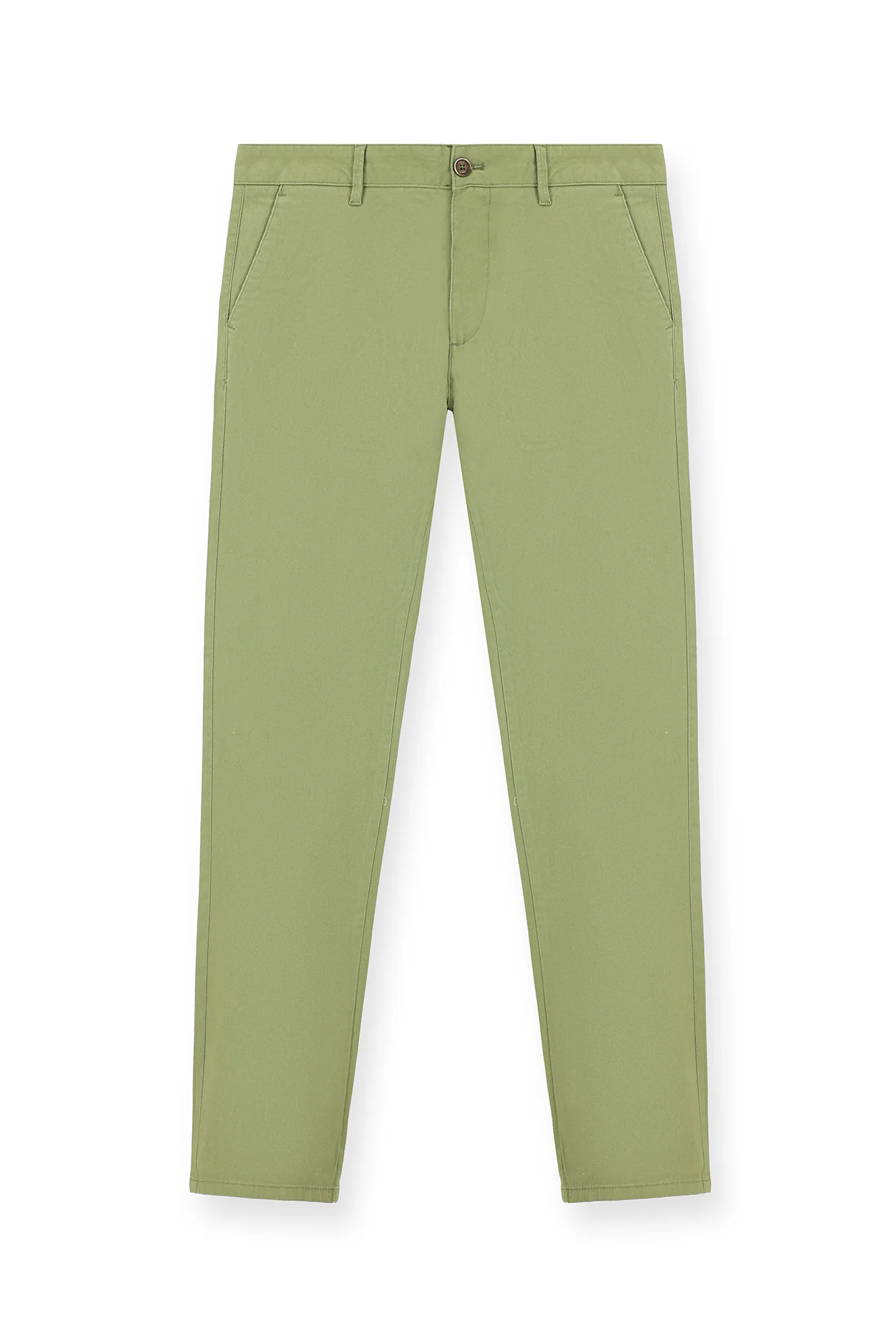 Yağ Yeşili-Olive Slim Fit Dar Kesim Likralı Kanvas / Chino Pantolon - Image 7