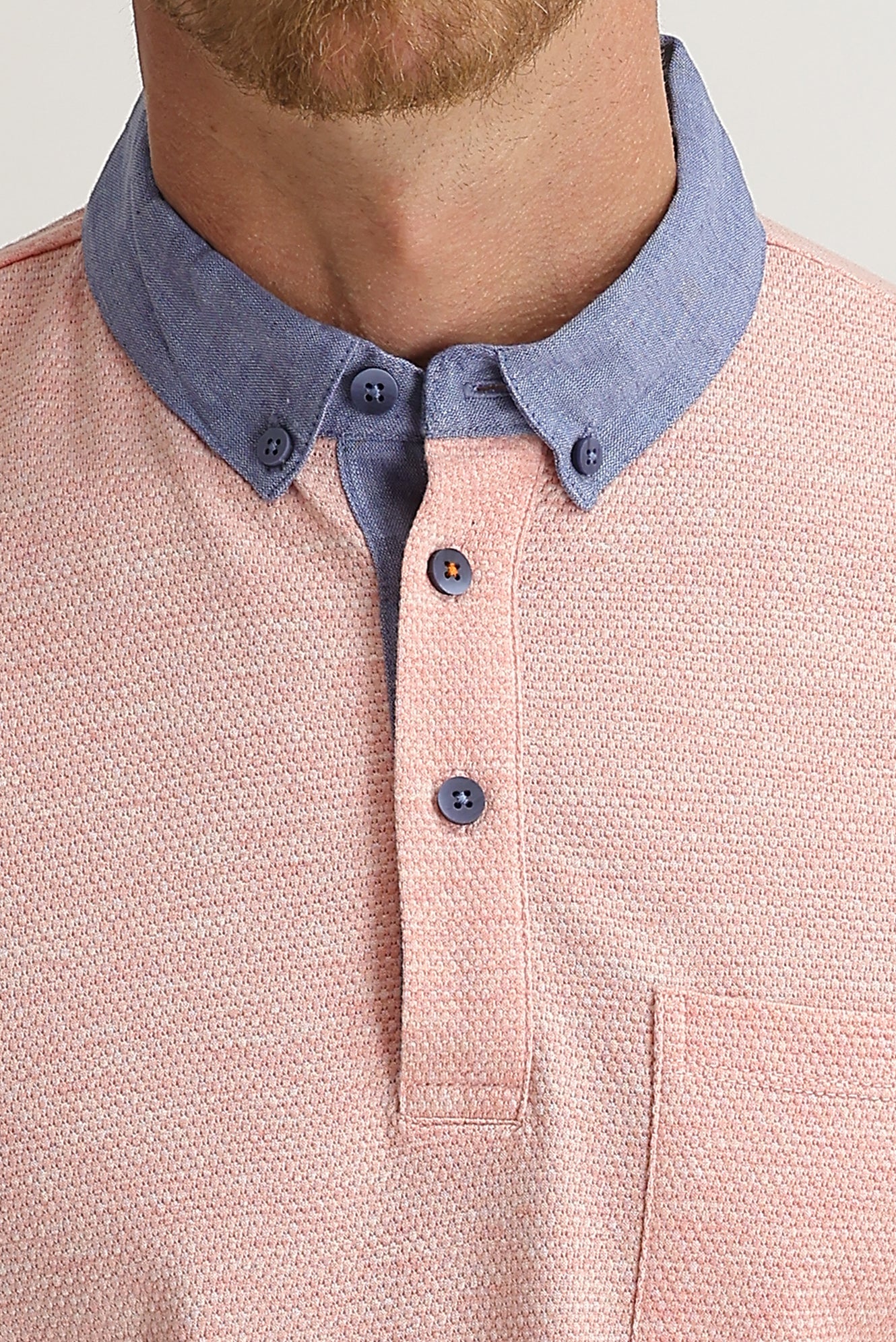 Yavru Ağzı Polo Yaka Regular Fit Tişört - Image 3