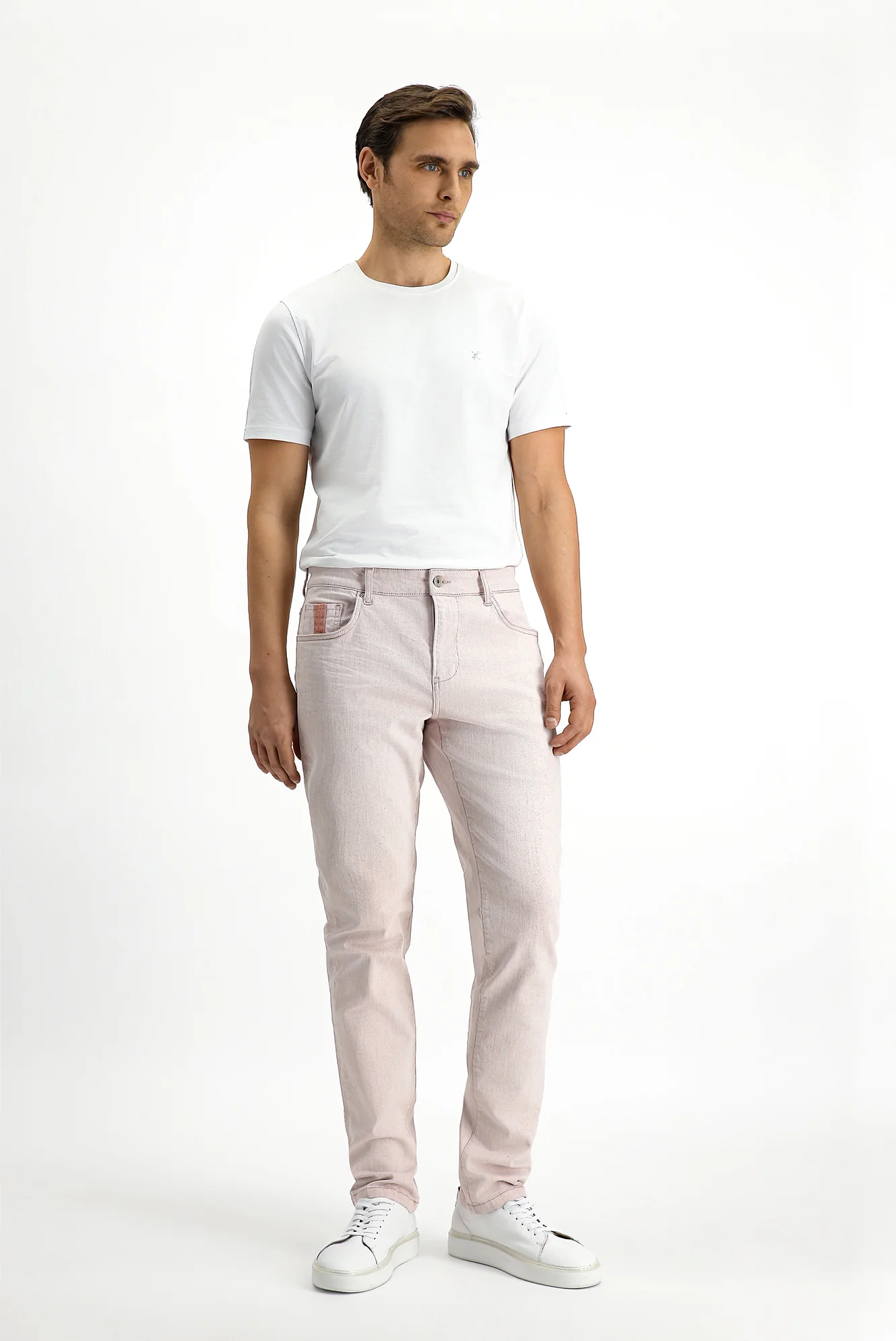 Yavru Ağzı Slim Fit Dar Kesim Likralı Denim Pantolon